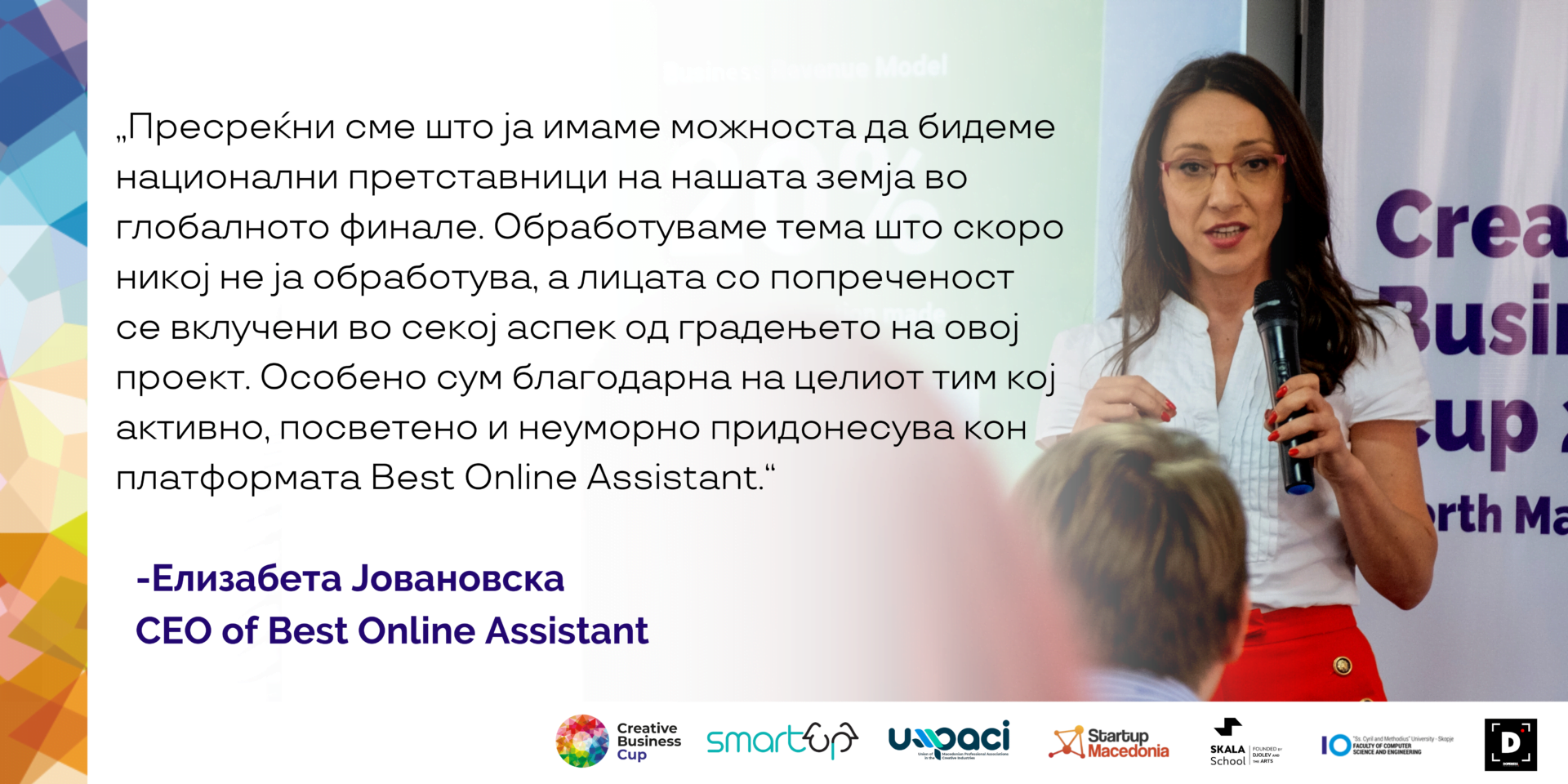 -Елизабета Јовановска CEO of Best Online Assistant